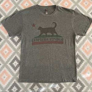 Next Level Cat California T Shirt Catifornia Small